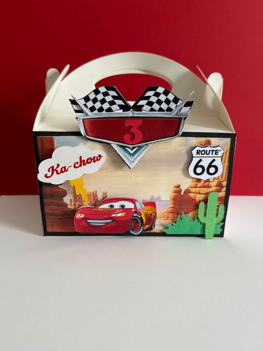 Lightning Mcqueen Inspired Gable Boxes
